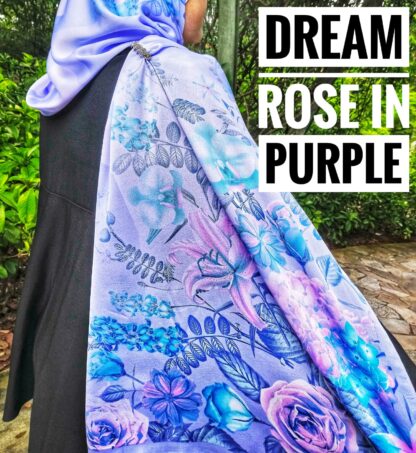 Watercolour Floral Shawl Series - Image 5